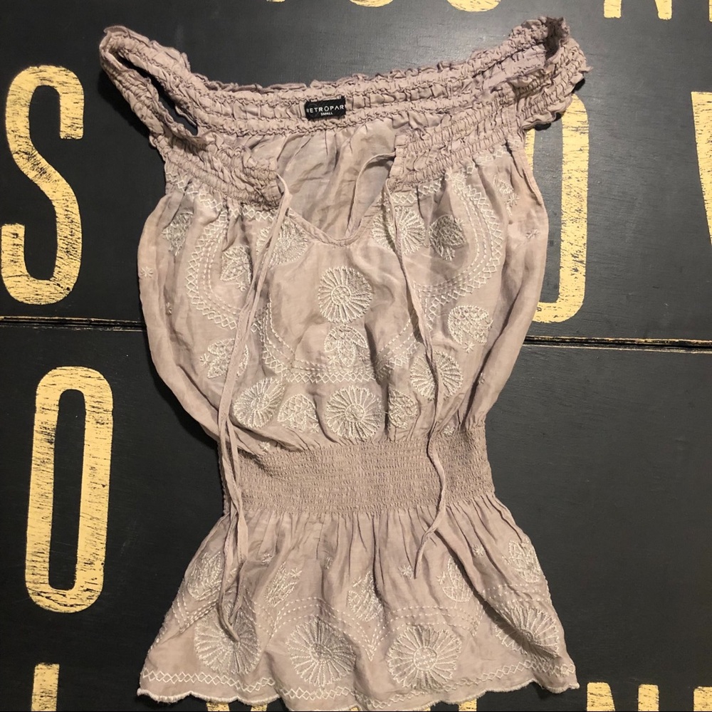 Flowy Cinched Blouse